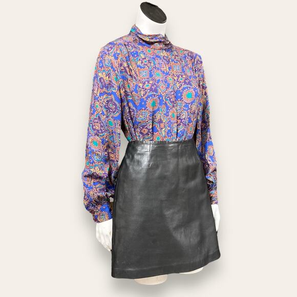 1980s professional purple Pendleton Button up size 10 - Picture 2 of 7